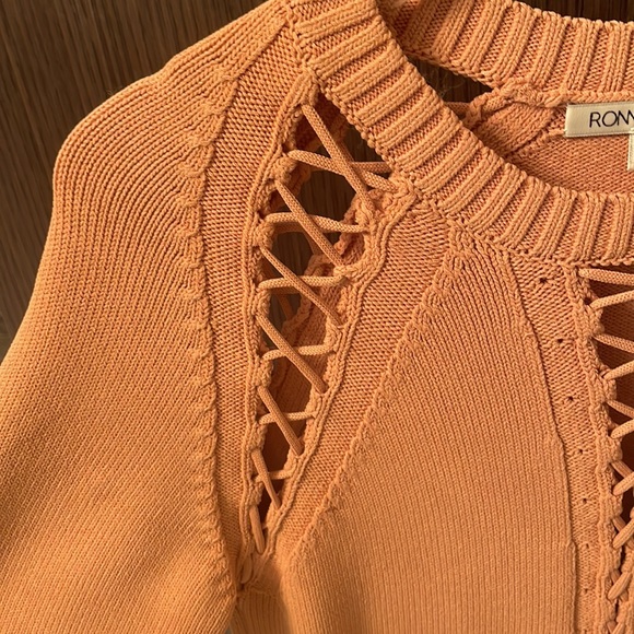 RoNNY KOBO Nude Brighton Lacing Coctail Dress - Picture 7 of 16